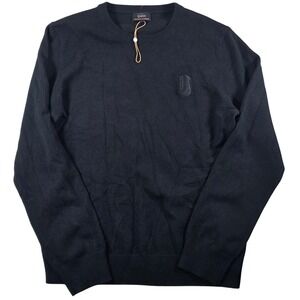 Quince Mongolian Cashmere Crewneck Sweater Mens Medium Black Soft STIEC01 Luxury